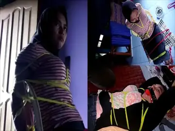 Bokep Indo Ukhti Pasrah Diikat Hijab BDSM